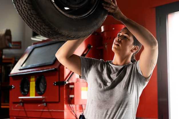 Setting up a tire changing and balancing station